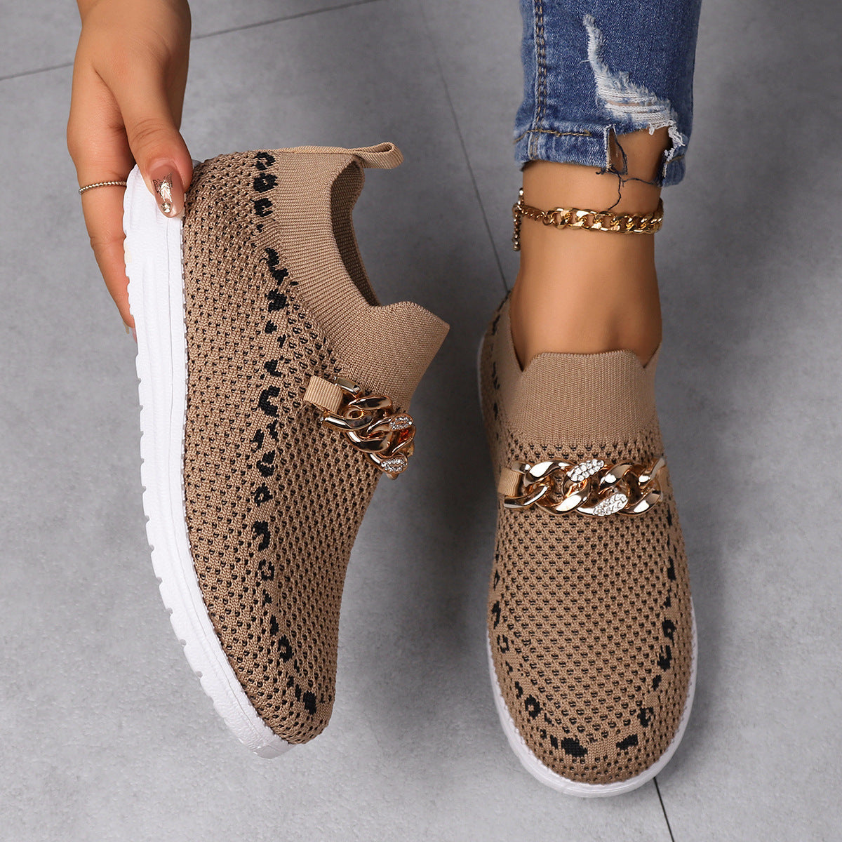 Fashion Casual And Lightweight Women's Breathable Shoes - Luxurieglam