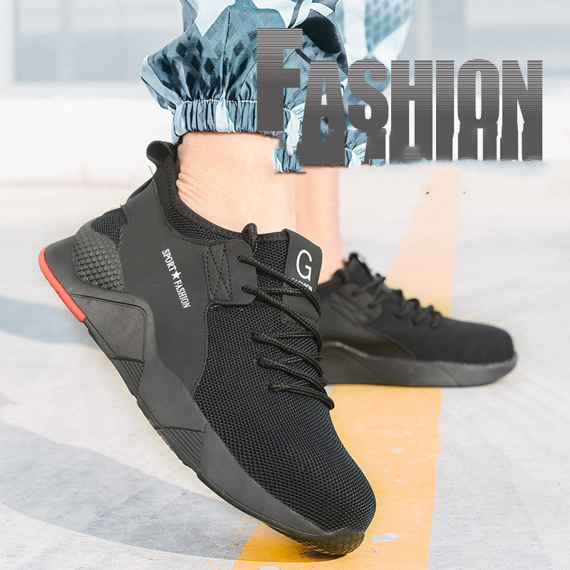 SafeStep™ Breathable Anti-Smash Work Safety Shoes - Luxurieglam