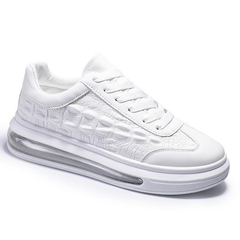 Trendy Leather Men's Fashion Sneakers - Luxurieglam