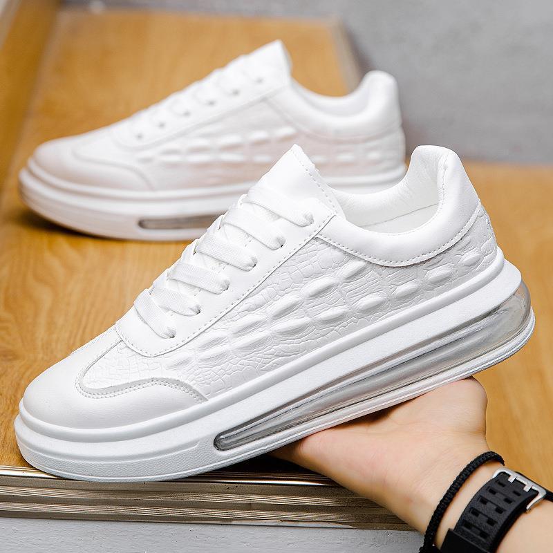Trendy Leather Men's Fashion Sneakers - Luxurieglam