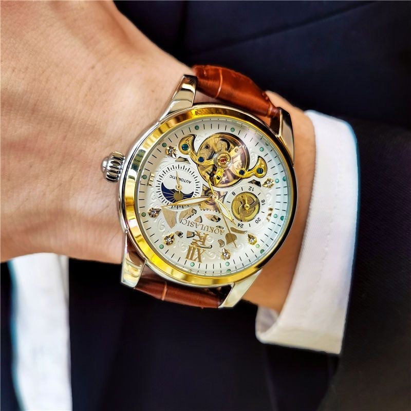 Luminaire Crest™ Vintage Automatic Watch - Luxurieglam