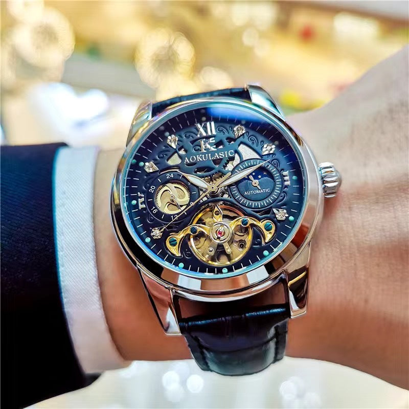 Luminaire Crest™ Vintage Automatic Watch - Luxurieglam