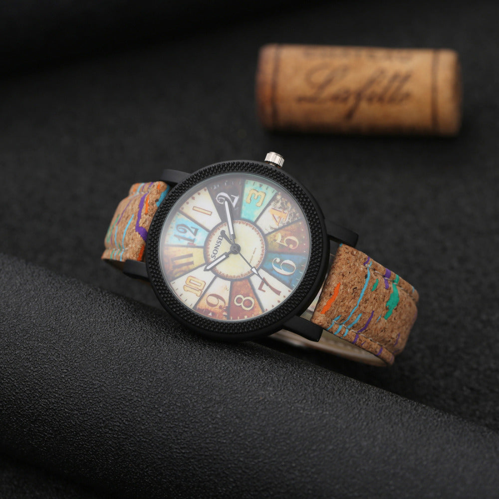 TimelessCharm™ Vintage Leather Women’s Quartz Wrist Watch - Luxurieglam