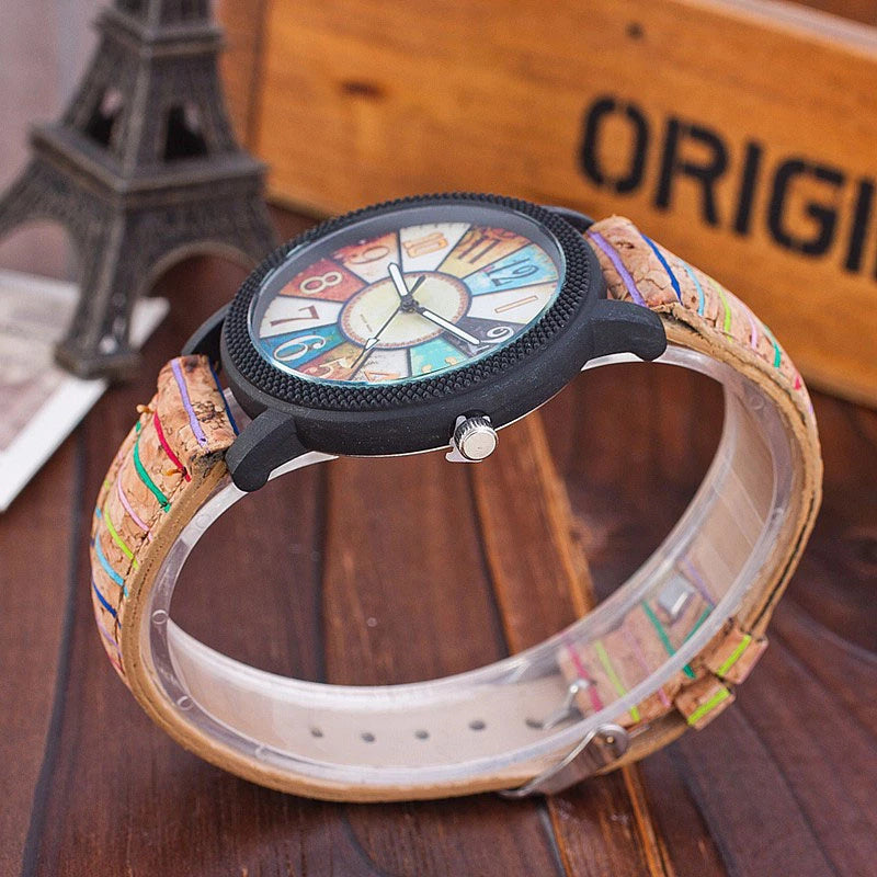 TimelessCharm™ Vintage Leather Women’s Quartz Wrist Watch - Luxurieglam