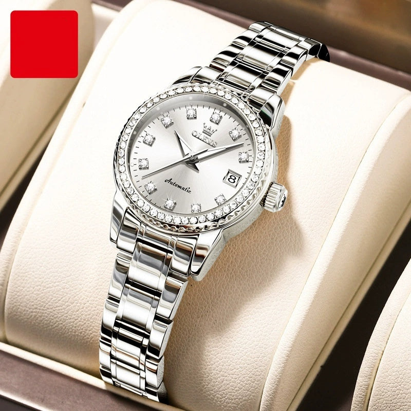 Women's All-match Casual Waterproof Mechanical Watch - Luxurieglam