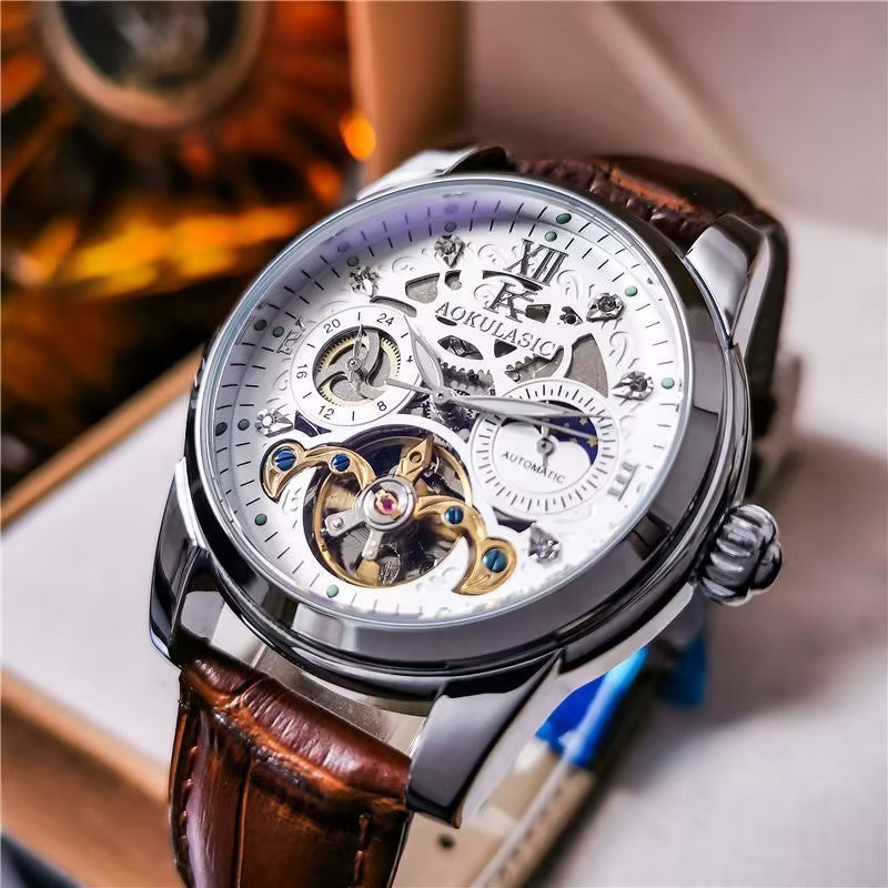 Luminaire Crest™ Vintage Automatic Watch - Luxurieglam
