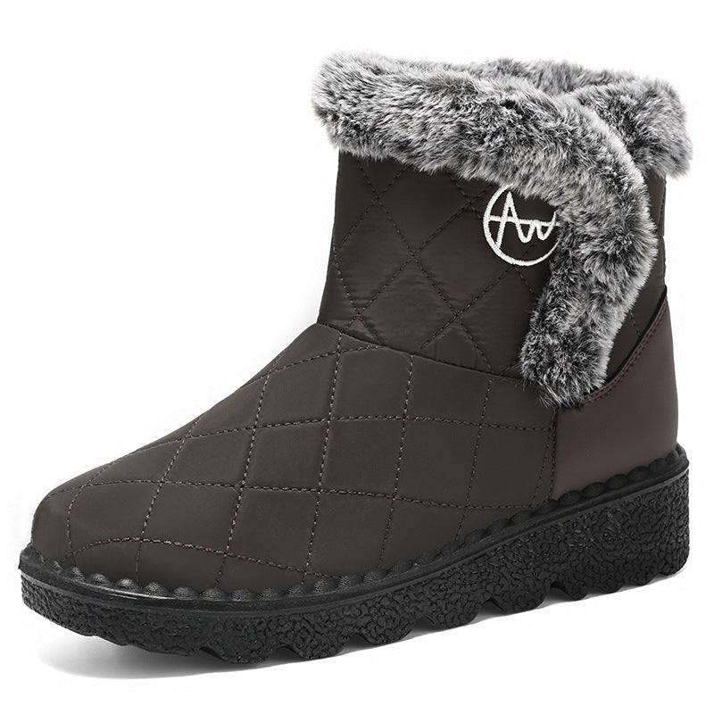 Women’s High-Top Outdoor Snow Boots - Luxurieglam