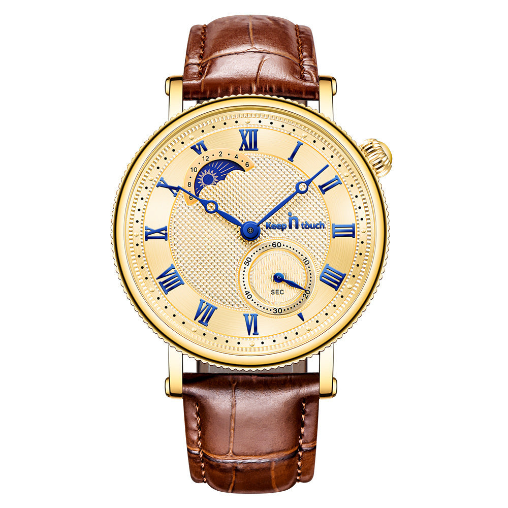 Celesté Noir™ Dual-Pin Waterproof Wristwatch - Luxurieglam