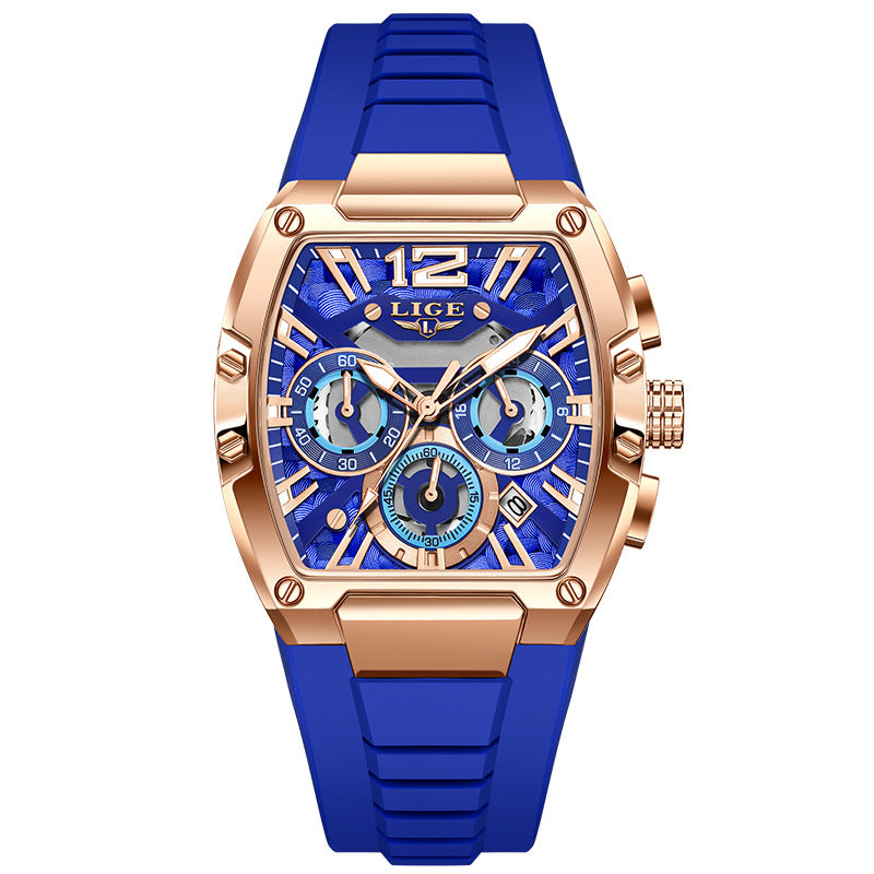 Sports Watch Multifunctional Waterproof Luminous Calendar - Luxurieglam