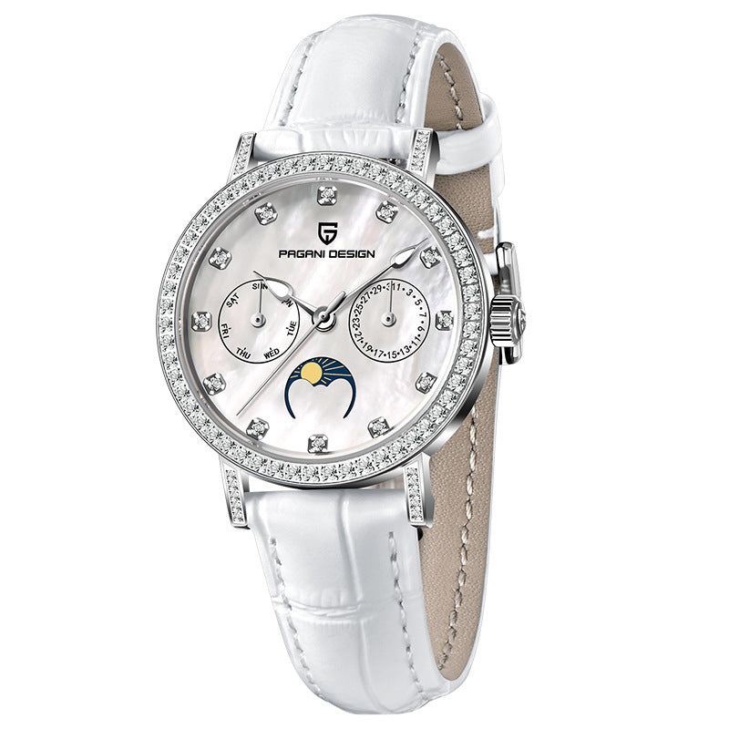 Quartz Women's Watch Multifunctional Waterproof Trend - Luxurieglam