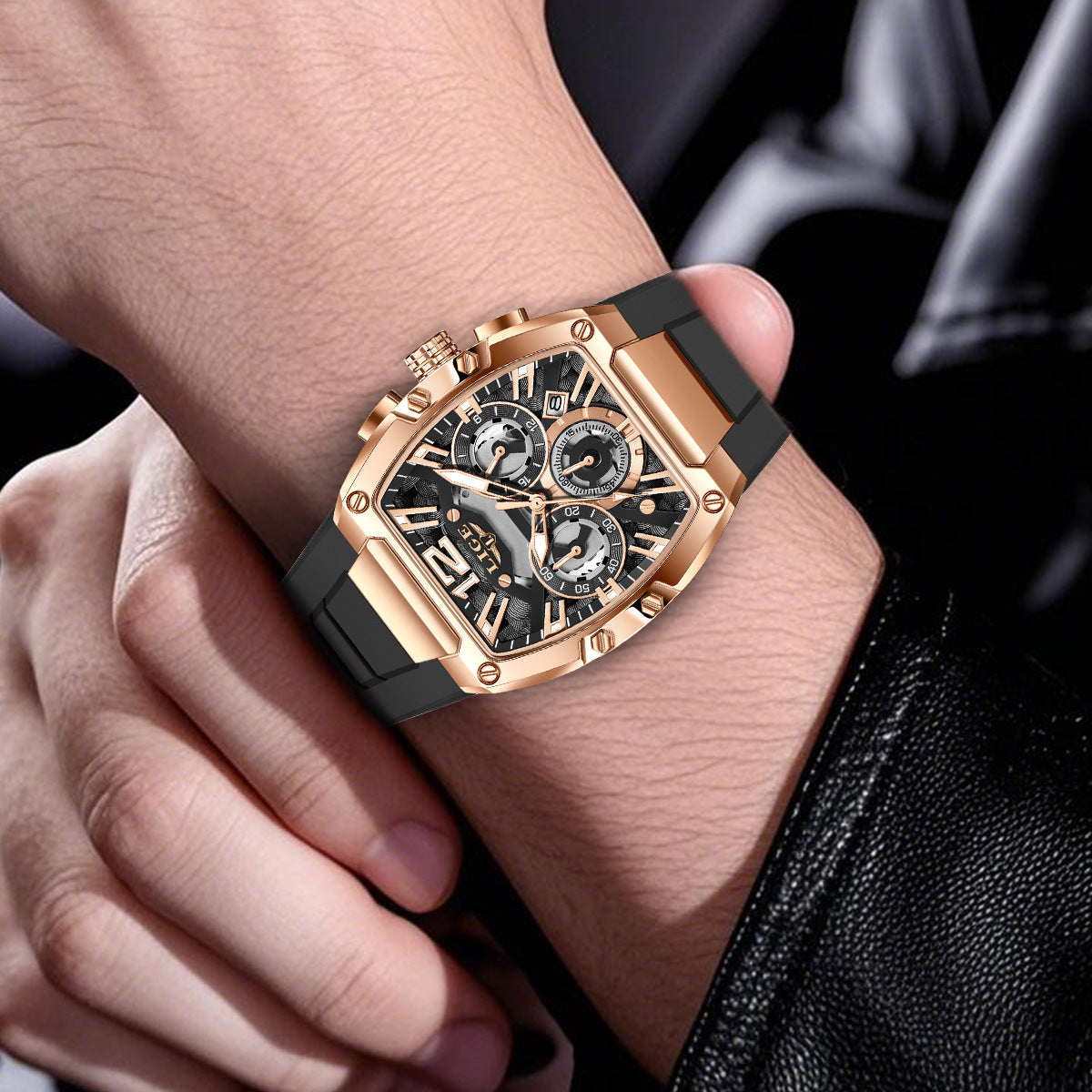 Sports Watch Multifunctional Waterproof Luminous Calendar - Luxurieglam