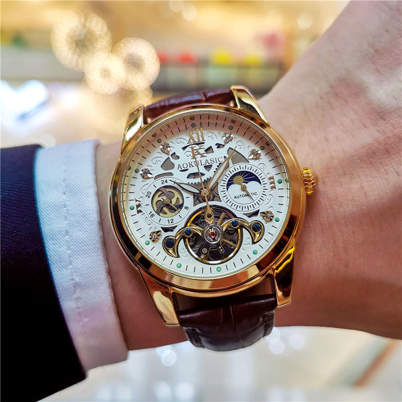Luminaire Crest™ Vintage Automatic Watch - Luxurieglam