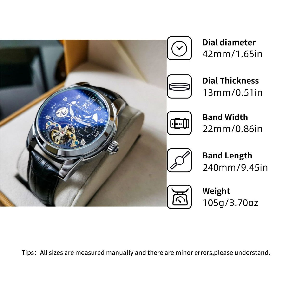 Luminaire Crest™ Vintage Automatic Watch - Luxurieglam