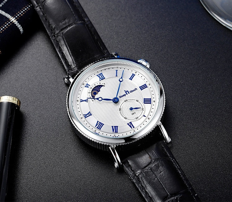Celesté Noir™ Dual-Pin Waterproof Wristwatch - Luxurieglam