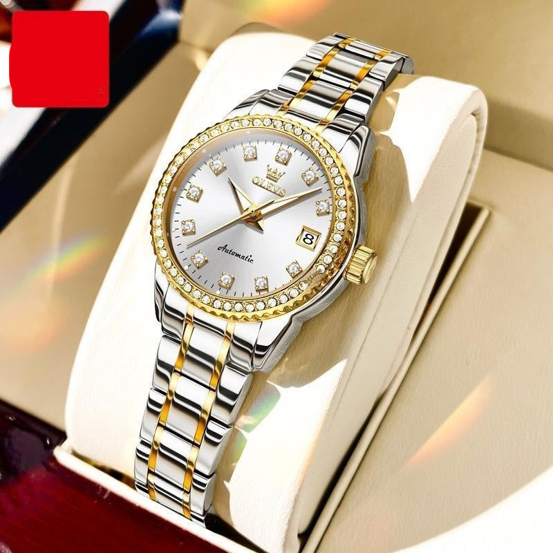 Women's All-match Casual Waterproof Mechanical Watch - Luxurieglam