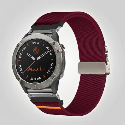 Elastic String Fabric Woven Men Watch Strap - Luxurieglam