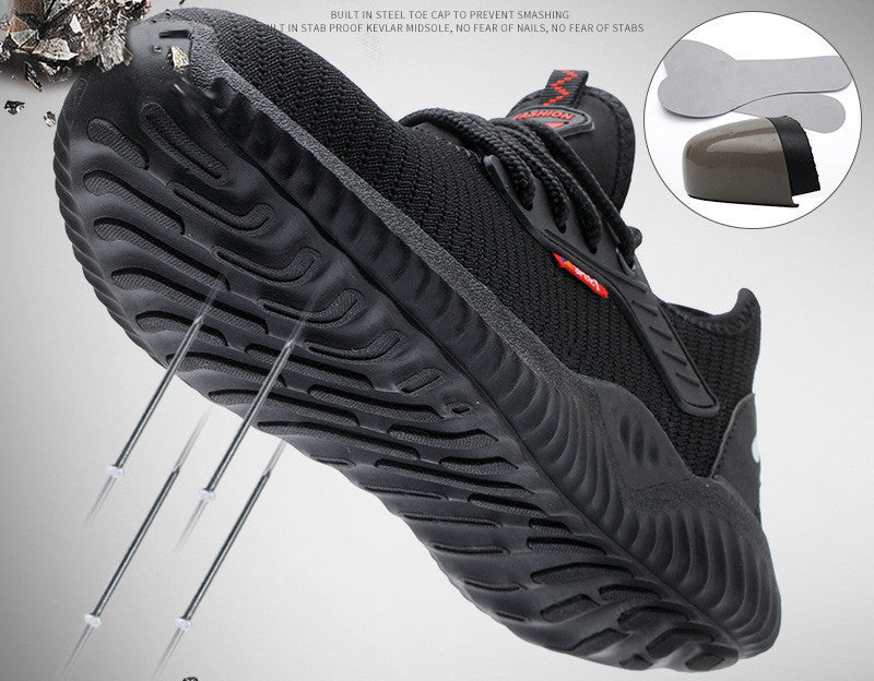 SafeStep™ Breathable Anti-Smash Work Safety Shoes - Luxurieglam