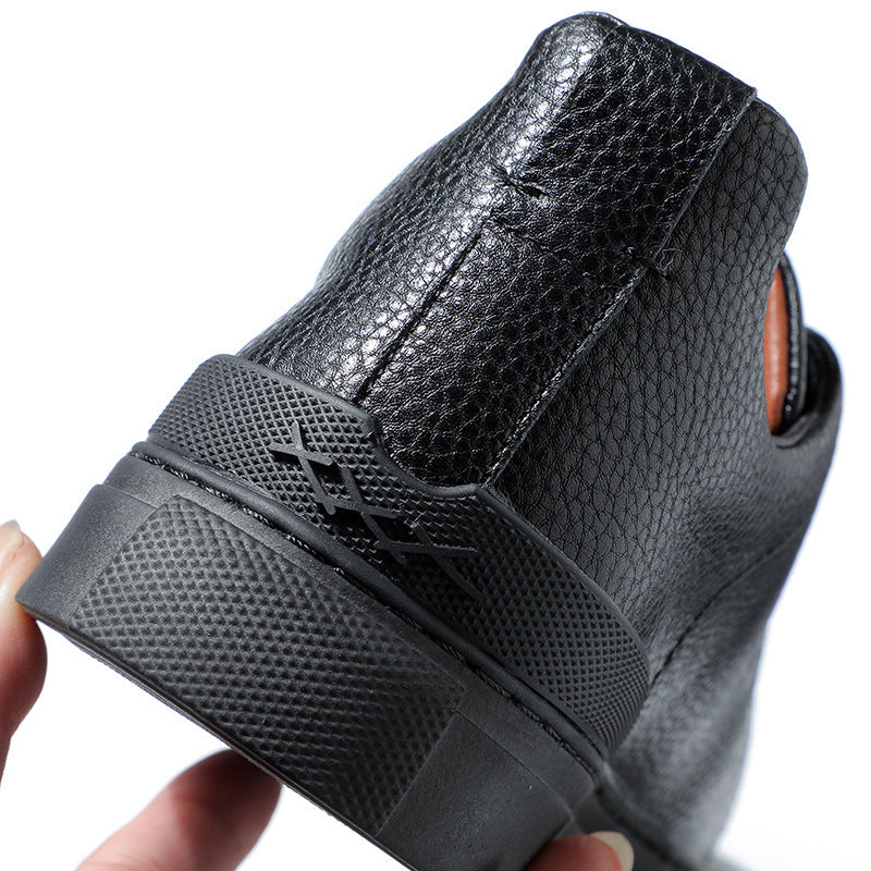 LuxeStep™ One-Pedal Soft Sole Leather Gommino Loafers - Luxurieglam