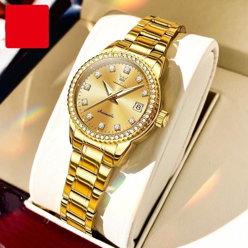 Women's All-match Casual Waterproof Mechanical Watch - Luxurieglam
