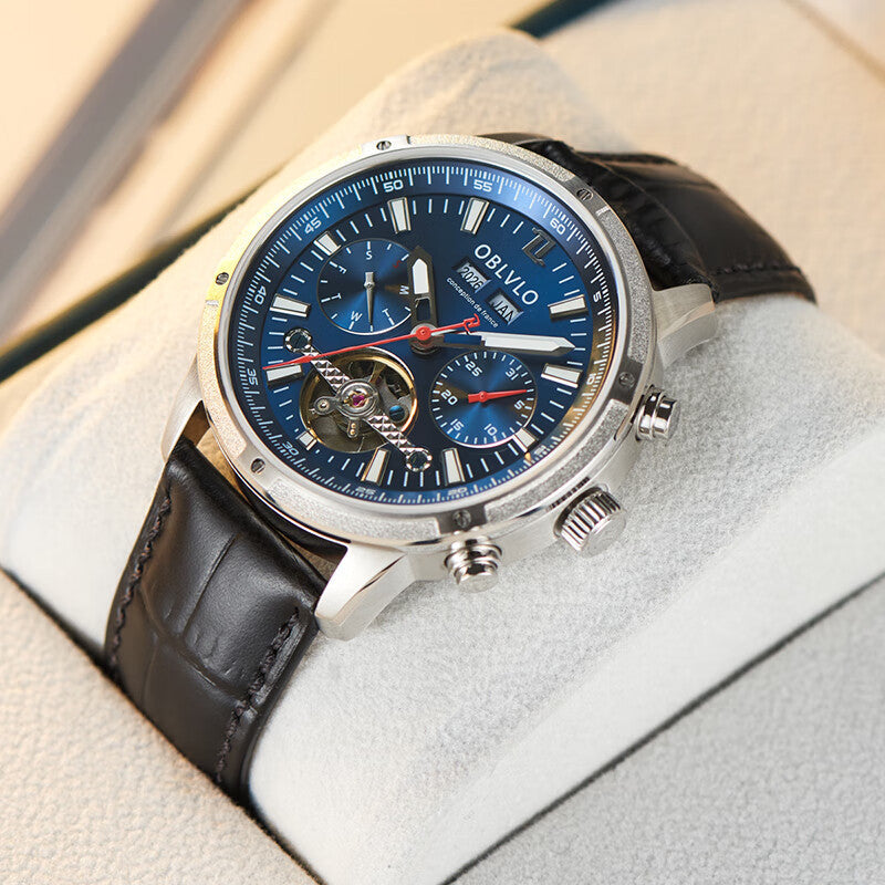 AetherCore™ Skeleton Chronograph for Men - Luxurieglam