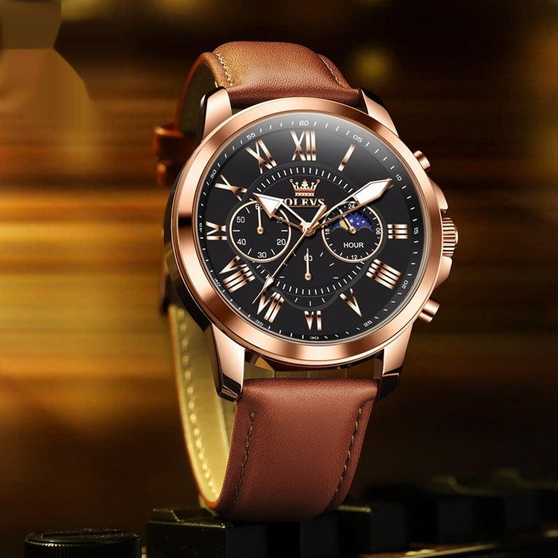 TitanPulse™ SportMaster Waterproof Chronograph - Luxurieglam
