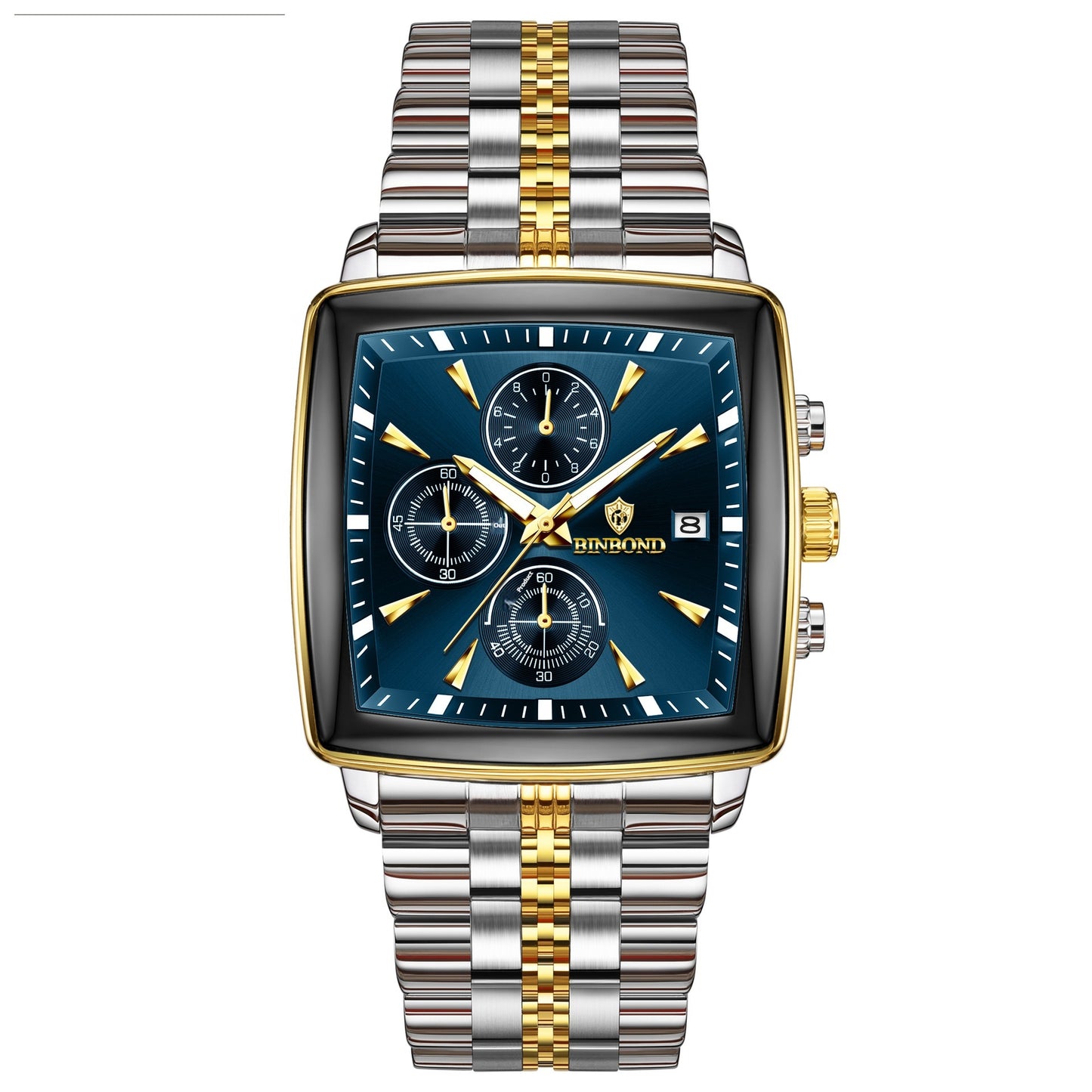 Men's Multi-functional Timing Luminous Waterproof Quartz Watch - Luxurieglam