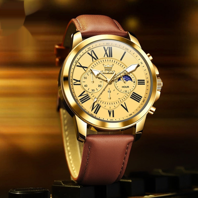 TitanPulse™ SportMaster Waterproof Chronograph - Luxurieglam