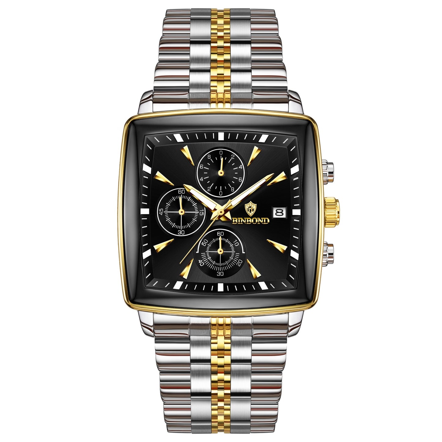 Men's Multi-functional Timing Luminous Waterproof Quartz Watch - Luxurieglam