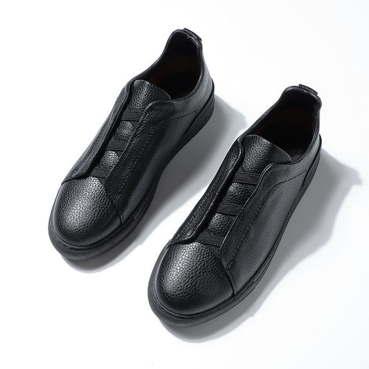 LuxeStep™ One-Pedal Soft Sole Leather Gommino Loafers - Luxurieglam