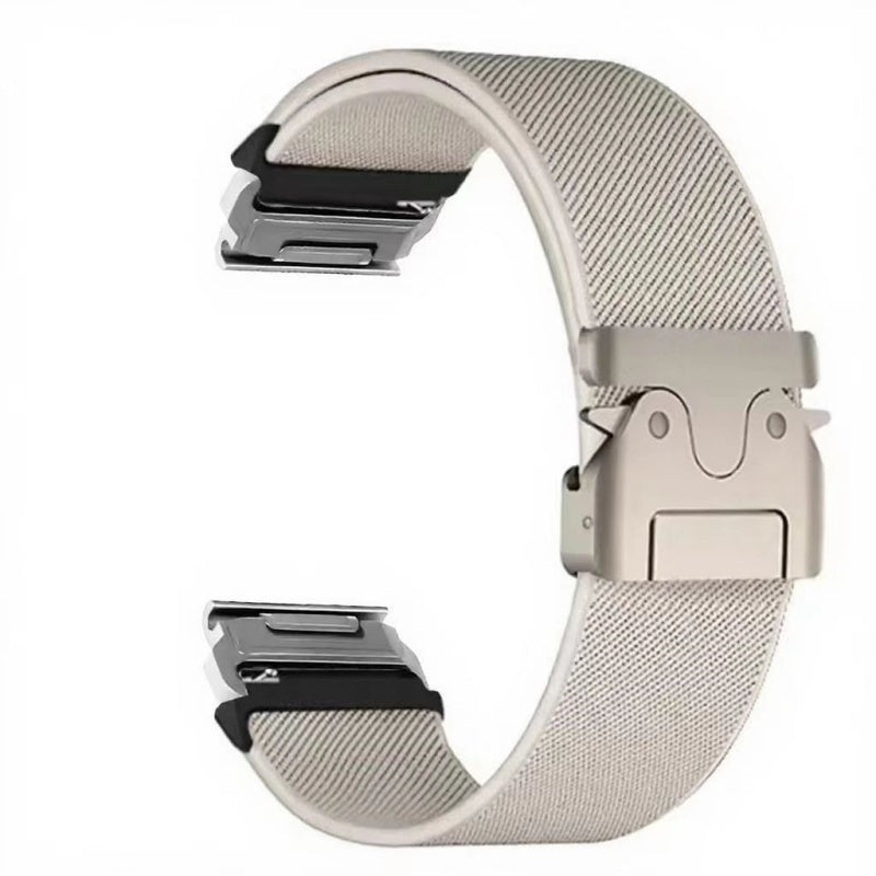 Elastic String Fabric Woven Men Watch Strap - Luxurieglam