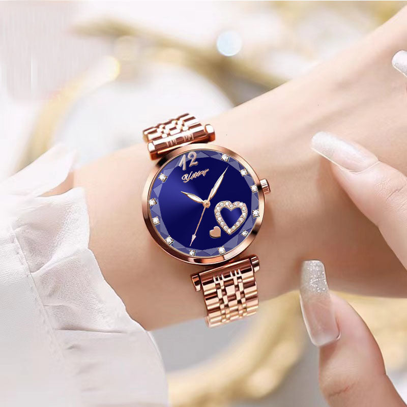 Women's Good-looking Niche Diamond Student Watch Simple - Luxurieglam