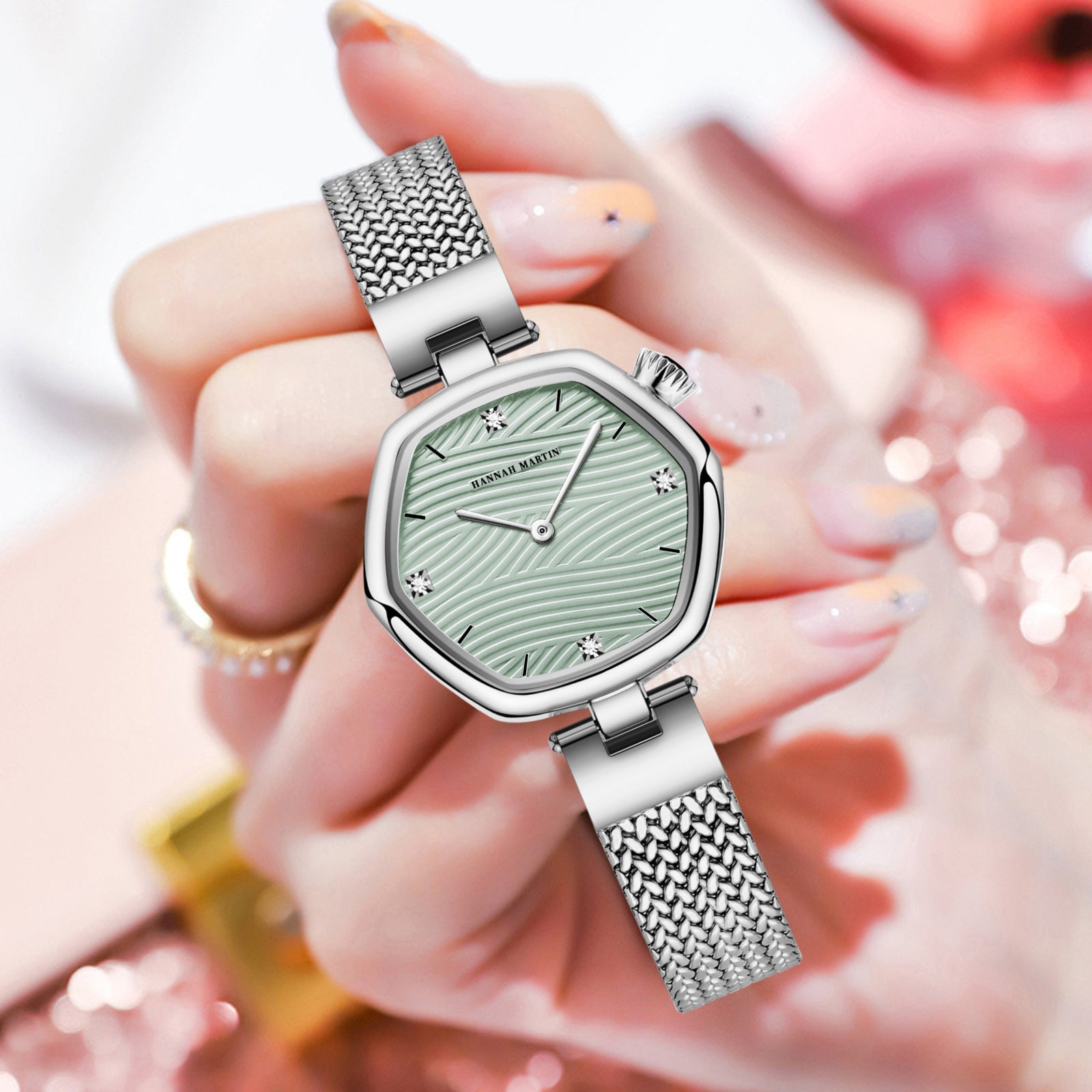 Fashion Simple Hexagonal Movement Women's Watch - Luxurieglam