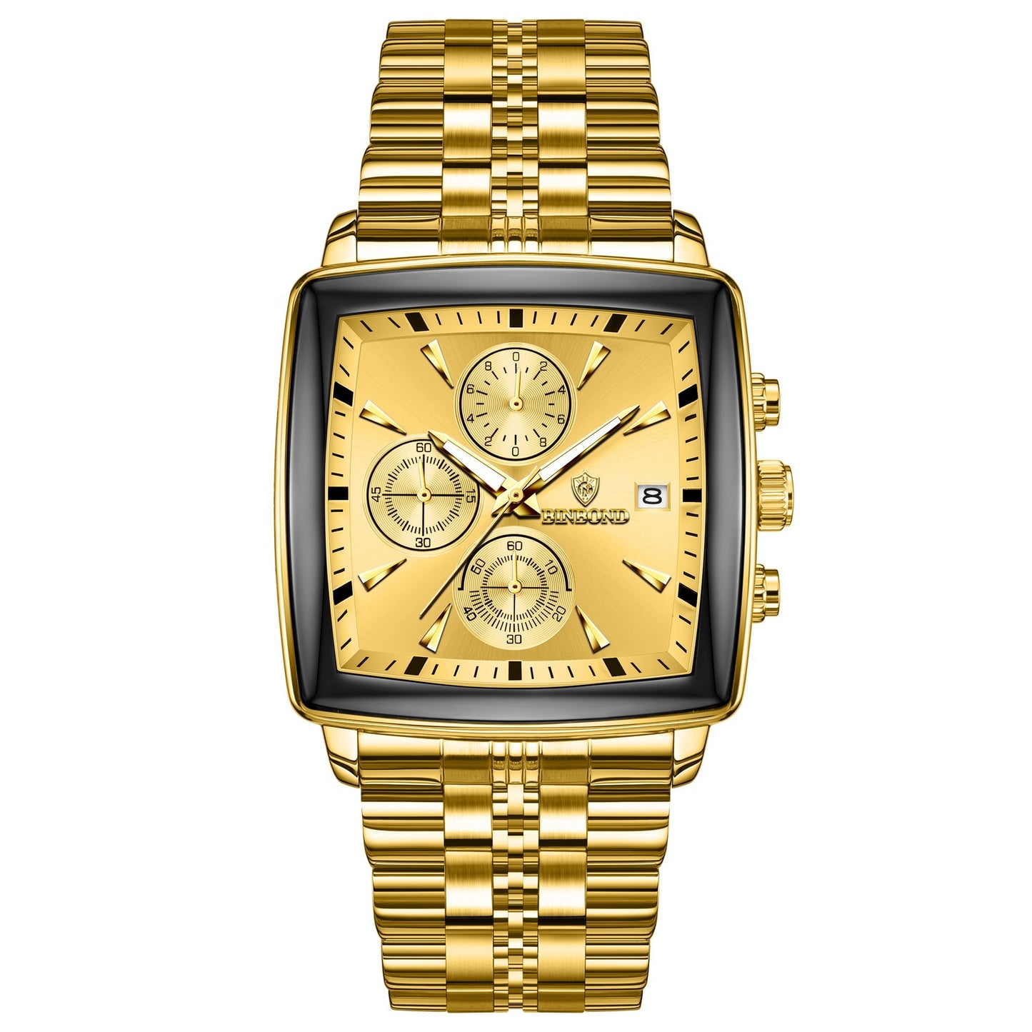 Men's Multi-functional Timing Luminous Waterproof Quartz Watch - Luxurieglam