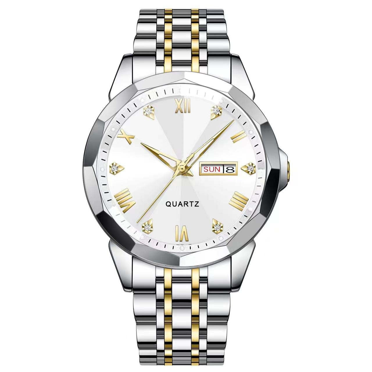 Business Men's Watch Double Calendar High-grade Quartz - Luxurieglam