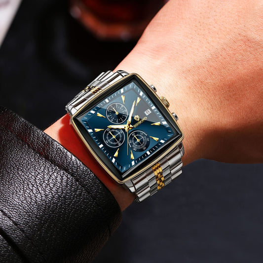 Men's Multi-functional Timing Luminous Waterproof Quartz Watch - Luxurieglam