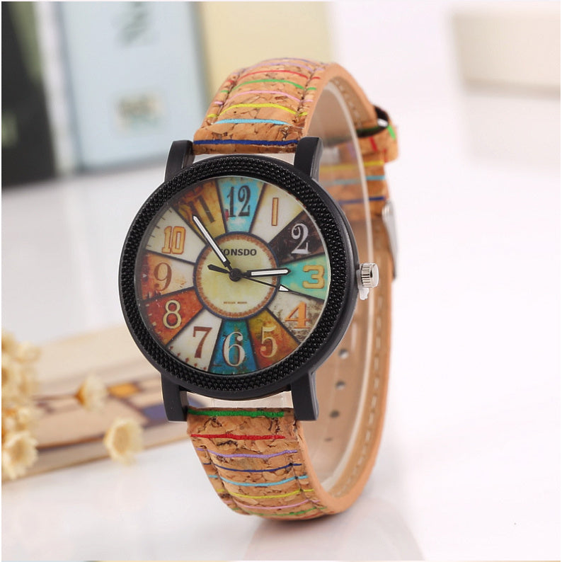 TimelessCharm™ Vintage Leather Women’s Quartz Wrist Watch - Luxurieglam