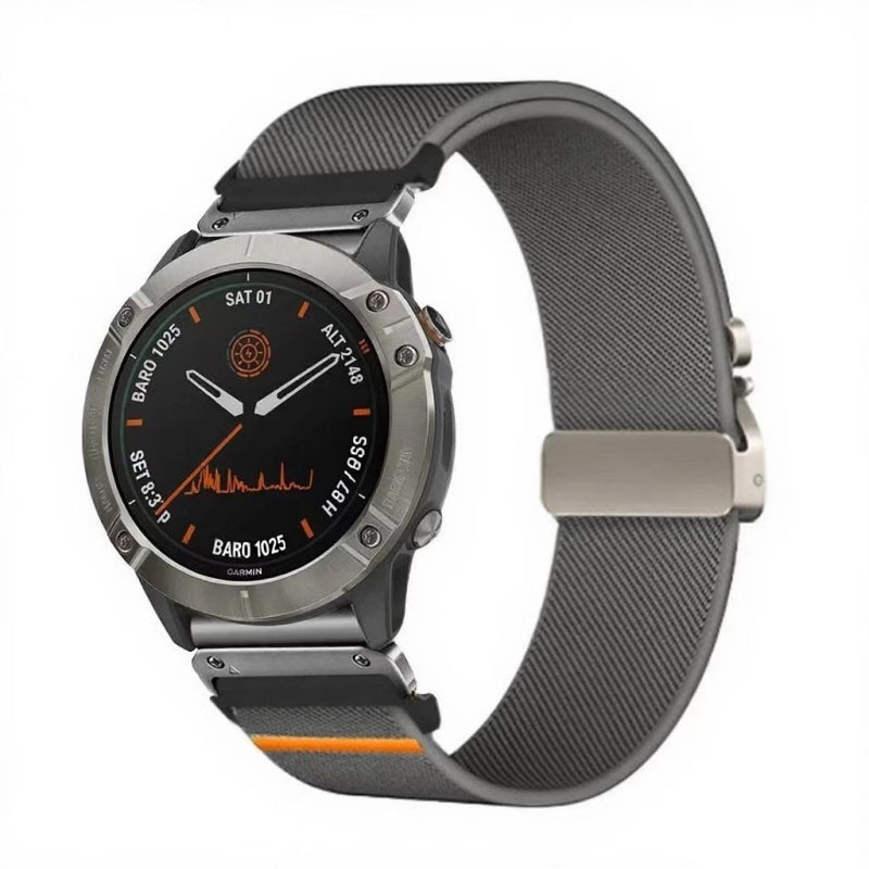 Elastic String Fabric Woven Men Watch Strap - Luxurieglam