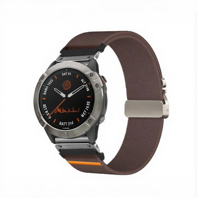 Elastic String Fabric Woven Men Watch Strap - Luxurieglam