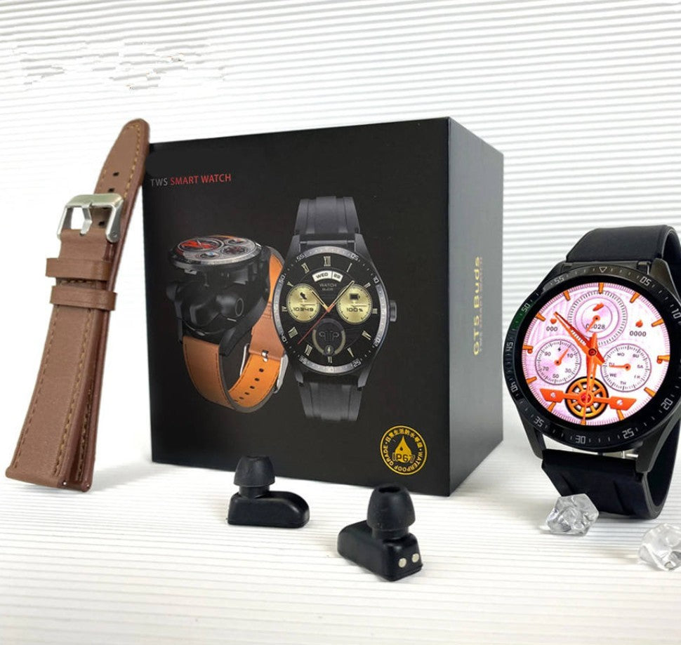 2 In 1 HI-FI Wireless Earphones Men Smart Watch - Luxurieglam