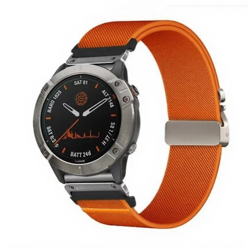 Elastic String Fabric Woven Men Watch Strap - Luxurieglam