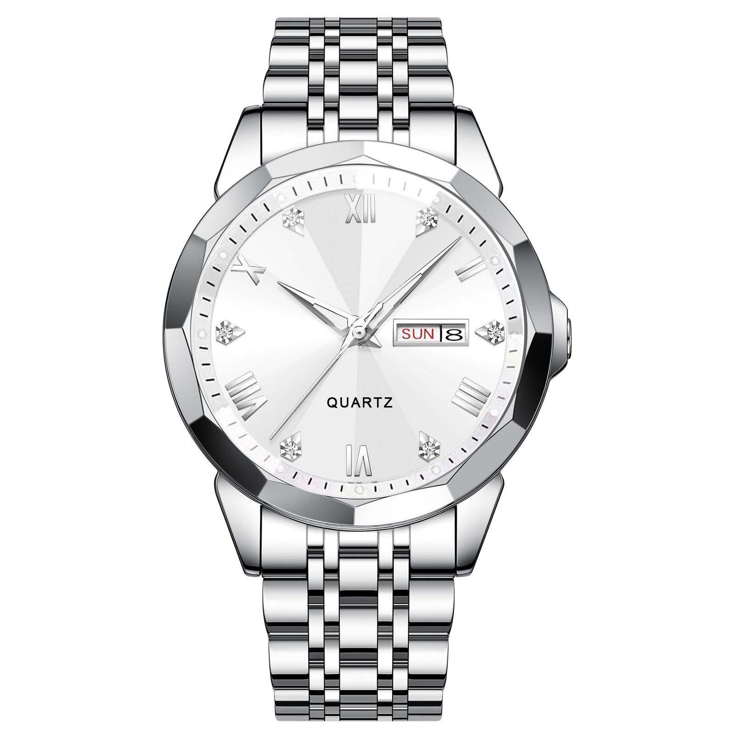 Business Men's Watch Double Calendar High-grade Quartz - Luxurieglam