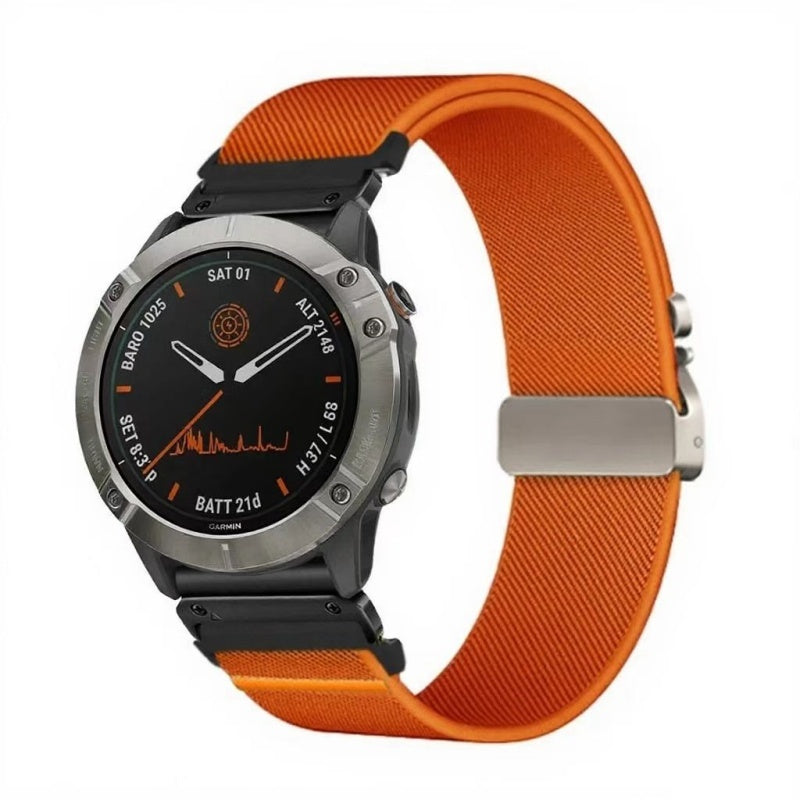 Elastic String Fabric Woven Men Watch Strap - Luxurieglam