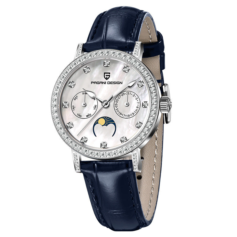 Quartz Women's Watch Multifunctional Waterproof Trend - Luxurieglam