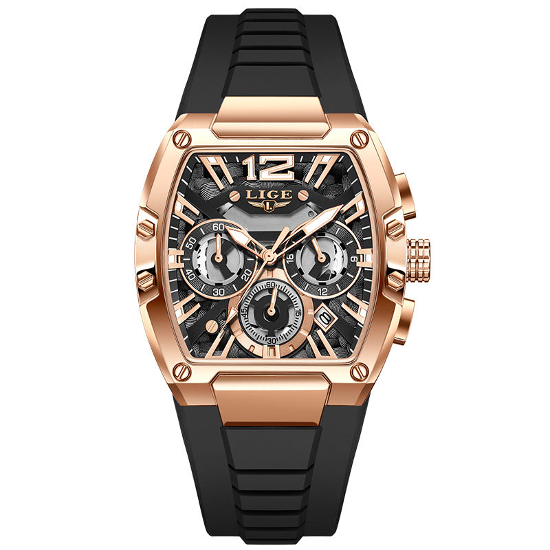 Sports Watch Multifunctional Waterproof Luminous Calendar - Luxurieglam