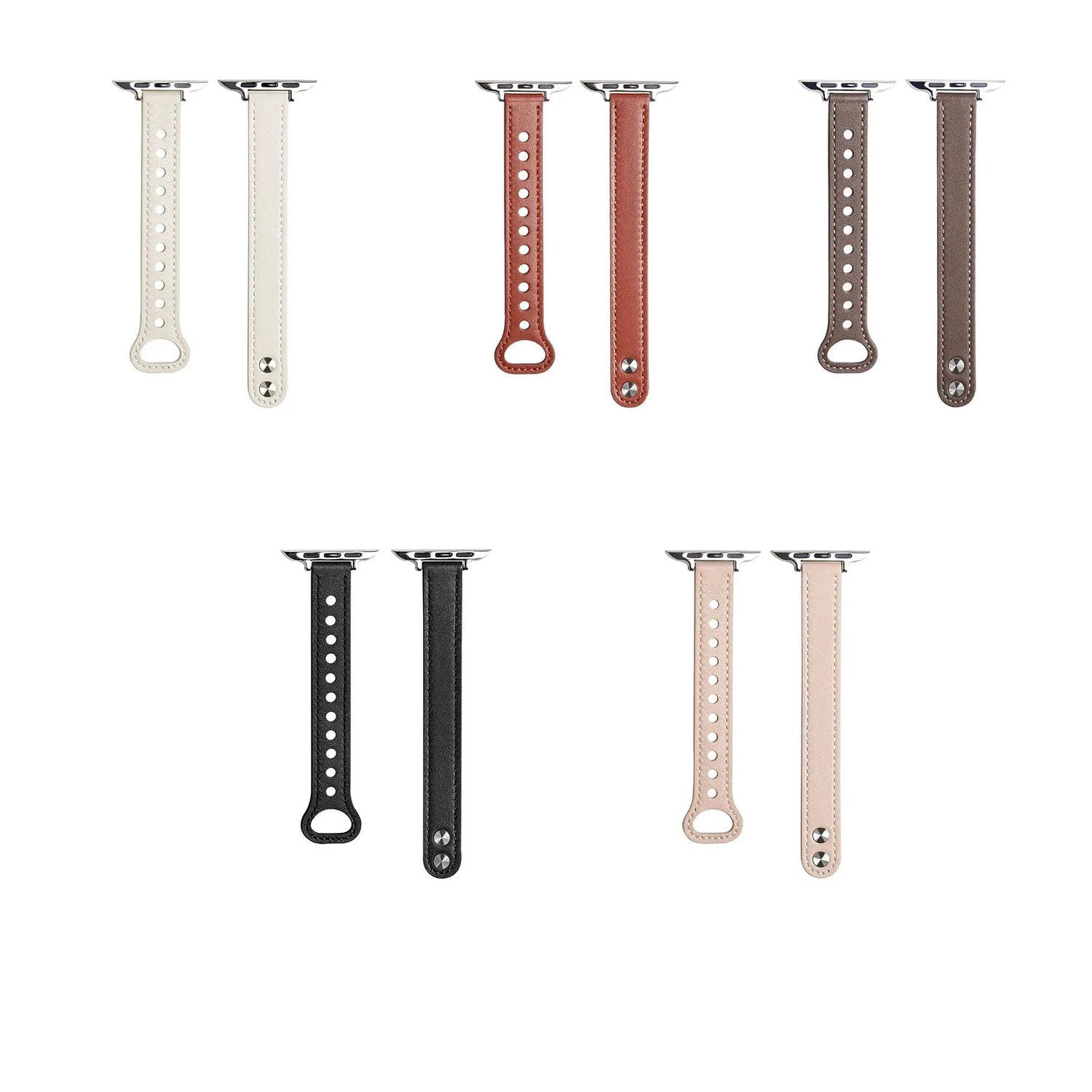 Suitable For Watch Double Nail Thin Strap - Luxurieglam