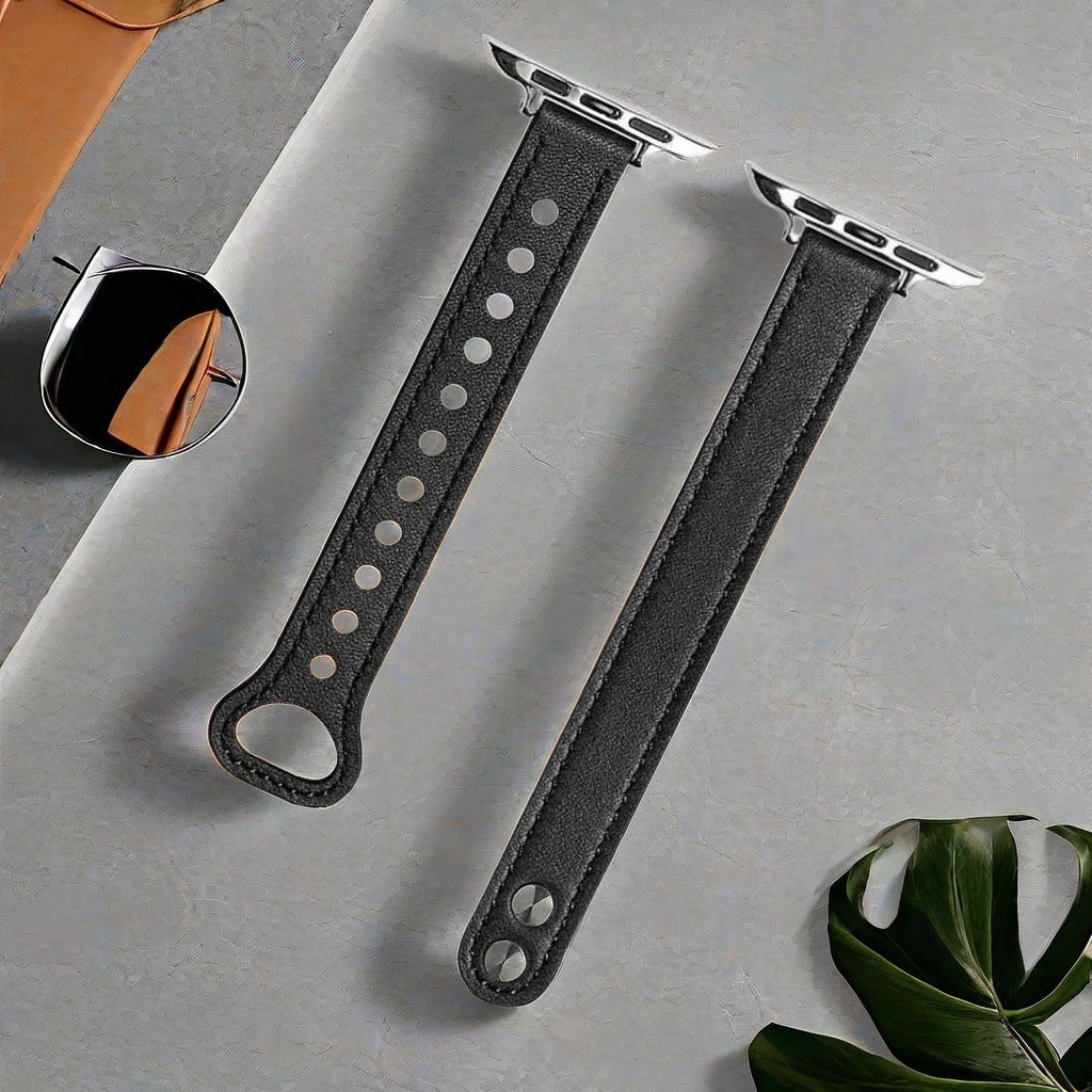 Suitable For Watch Double Nail Thin Strap - Luxurieglam