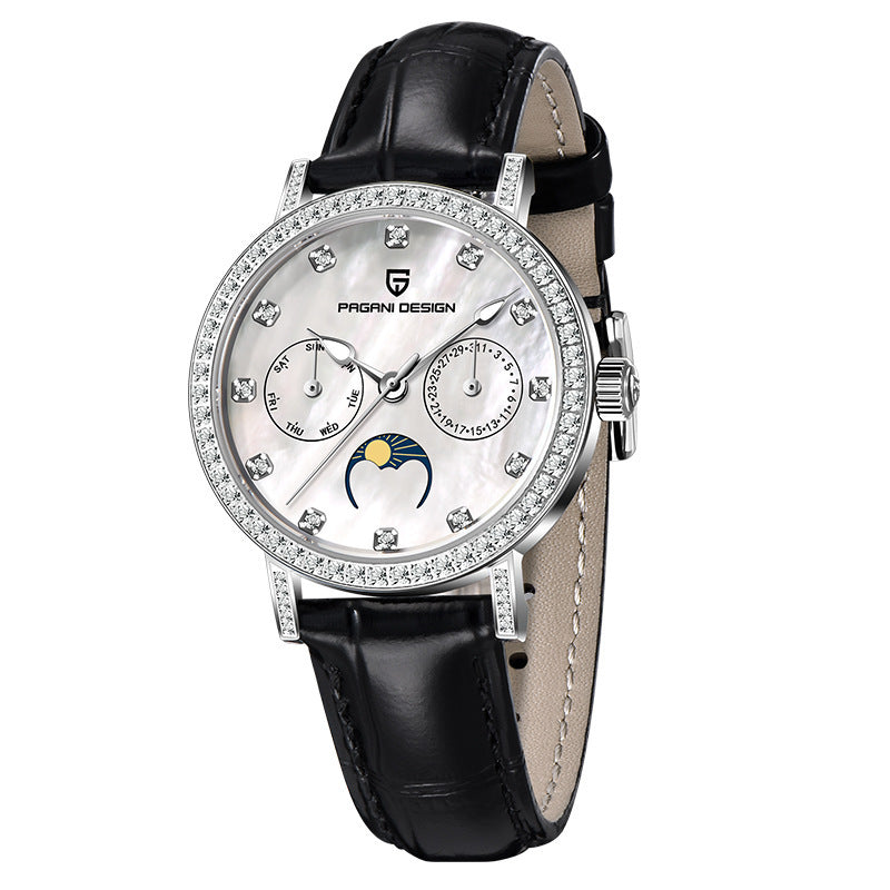 Quartz Women's Watch Multifunctional Waterproof Trend - Luxurieglam