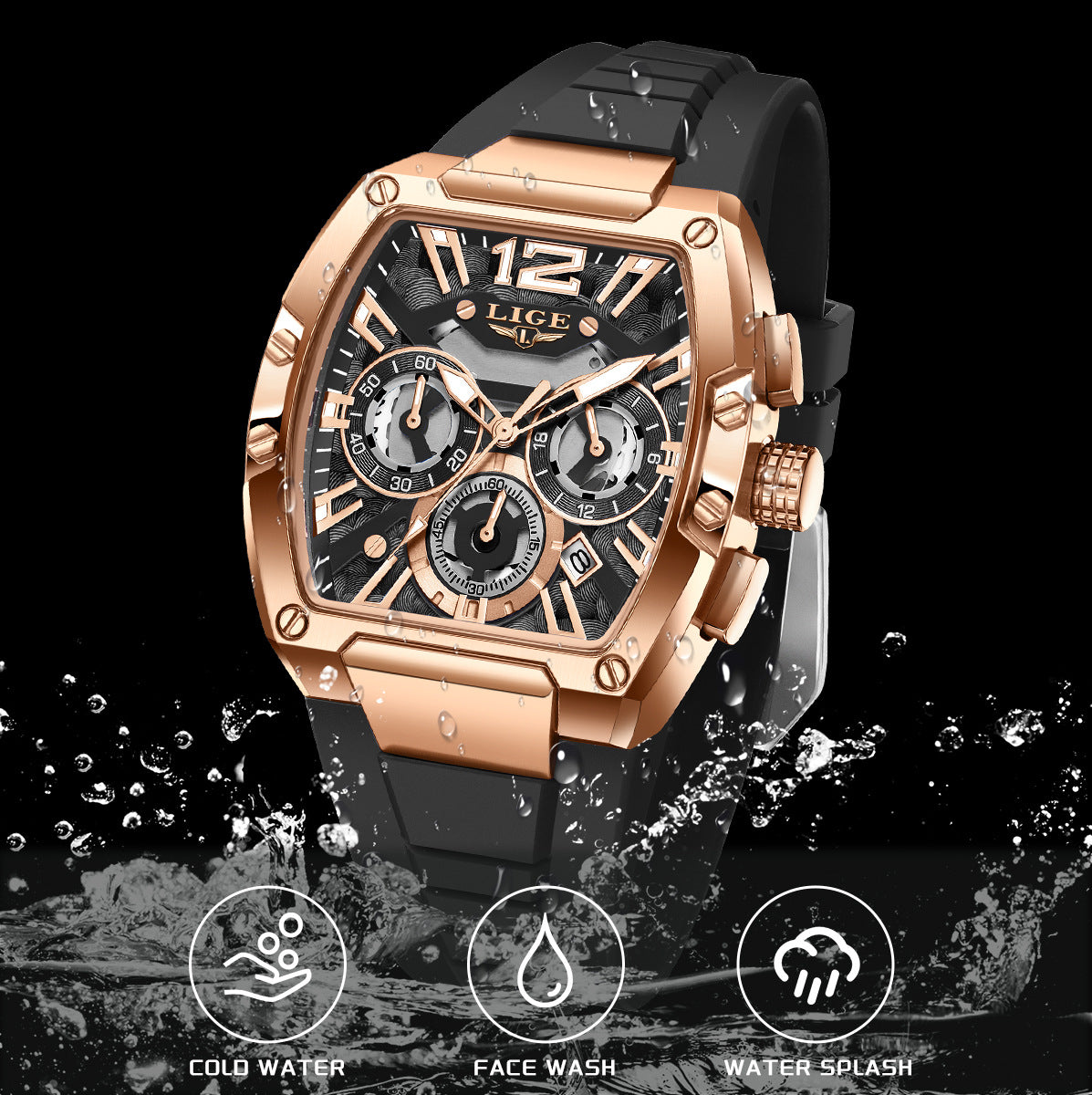 Sports Watch Multifunctional Waterproof Luminous Calendar - Luxurieglam