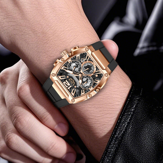 Sports Watch Multifunctional Waterproof Luminous Calendar - Luxurieglam