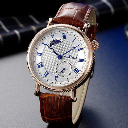 Celesté Noir™ Dual-Pin Waterproof Wristwatch - Luxurieglam